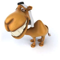 Naklejka premium Fun camel