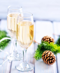 Two Champagne Glass