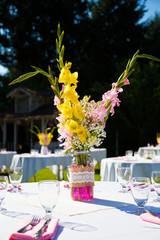 Wedding Reception Table Decor