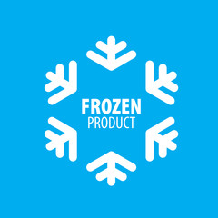 Fototapeta premium logo for frozen products
