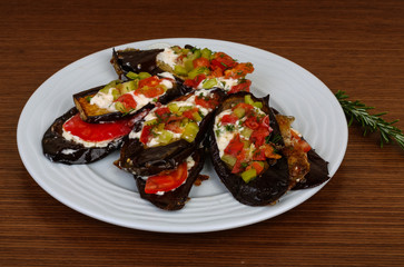 Grilled eggplant