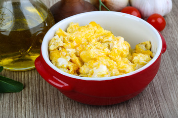 Scrambled eggs