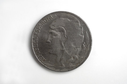 Coin of Spain, II Republic, 5 cents