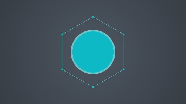 Conclusion Circle Diagram Flow Chart, Seven Circle.. Presentation Animation Templete.