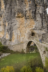 Fototapeta na wymiar Stone bridge in Zagoria, Ioannina, Greece
