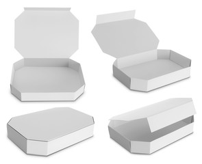 white Package Box for food products