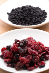 ドライフルーツ　ブルーベリーとミックスベリー