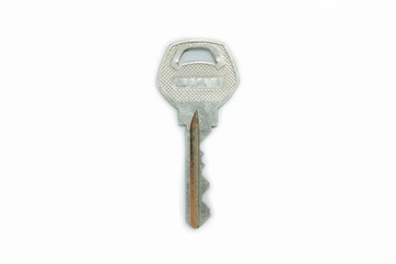 Key isolate on white background