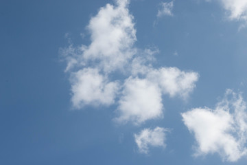 Blue sky background
