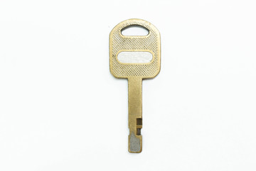 Key isolate on white background
