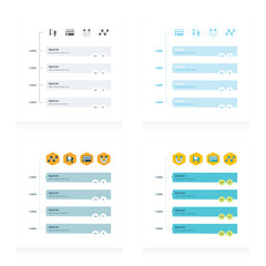 design timeline template set
