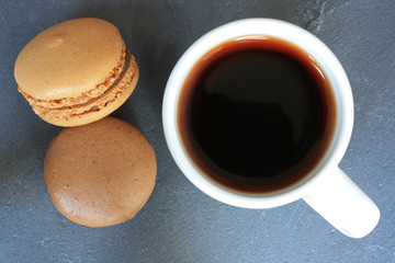 Expresso et macarons