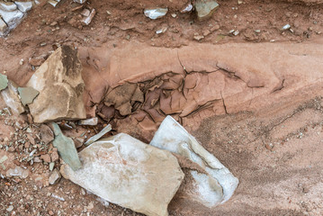 Obraz premium Rocks on landscape