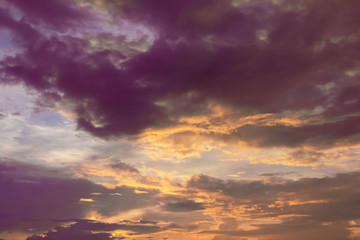 sunset sky. Beautiful sky.