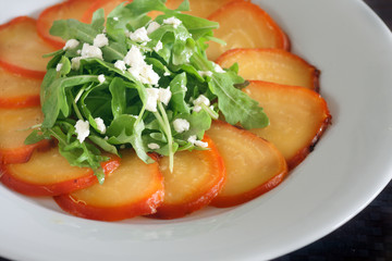 Arugula and Beet Salad with Cheese
