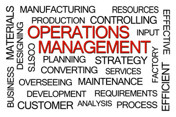 Operations Management Word Cloud