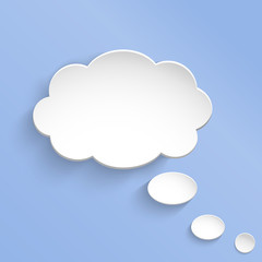 Vector illustration of clouds collection