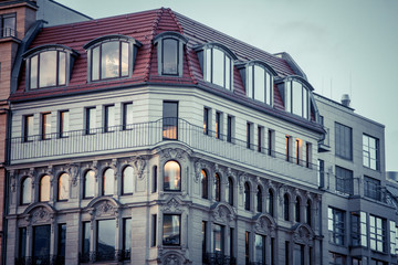 Fototapeta premium townhouse at berlin