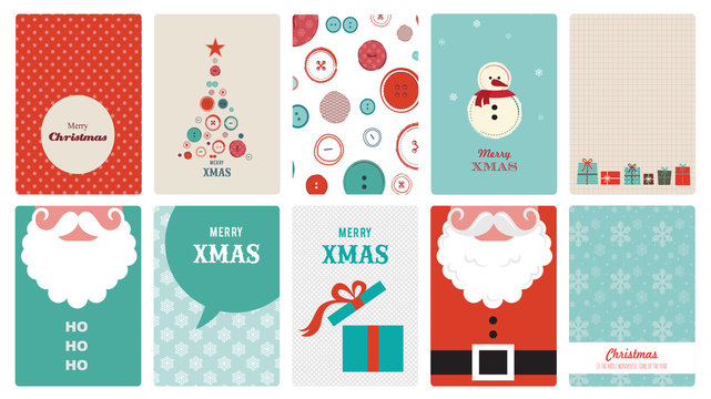cute collection of vintage christmas greeting cards
