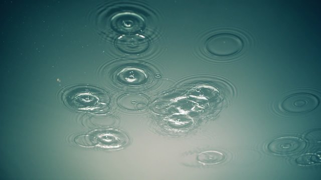Water drop and ripple shooting with high speed camera, phantom flex.