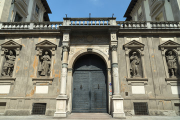 Pavia (Italy): historic palace