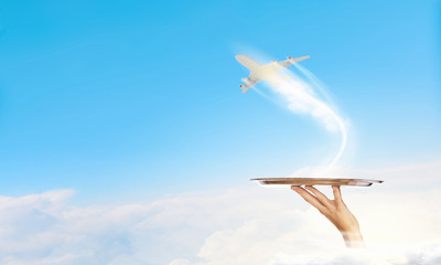 Naklejka premium Ticket booking service