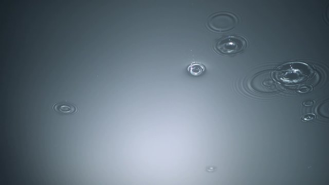 Water drop and ripple shooting with high speed camera, phantom flex.