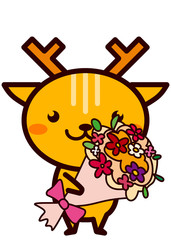 花束と動物シリーズ