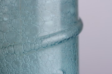 foam in the  bottle