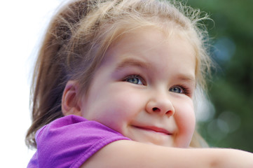 Portrait a little girl