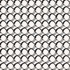 Naklejka premium Abstract seamless hand-drawn vector geometric background