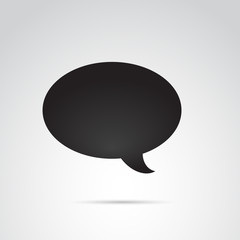 Bubble speech VECTOR icon.