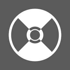 white cd icon