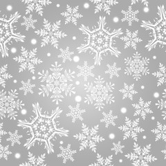 light gray pattern with snowflakes