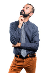 Fototapeta premium Man thinking