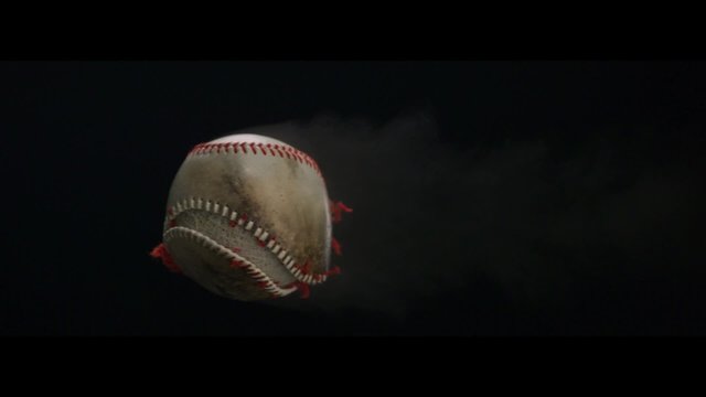 Baseball thrown shooting with high speed camera, phantom flex.