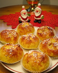 Saffron buns for Christmas
