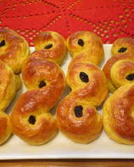 Swedish Lusse-cats for Lucia