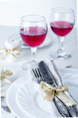 Christmas place setting 