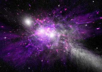 Fototapeta premium galaxy in a free space