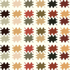 Abstract seamless pattern of colored blots