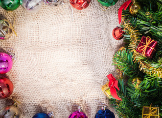 gift ornament and christmas tree