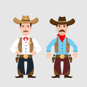 two cowboys