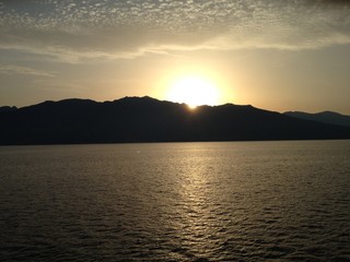 Naklejka premium Sonnenuntergang