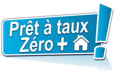 prêt à taux zéro sur étiquette bleue