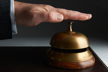 Business Ringing Service Bell On