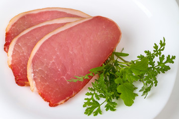 Three pieces of kebab