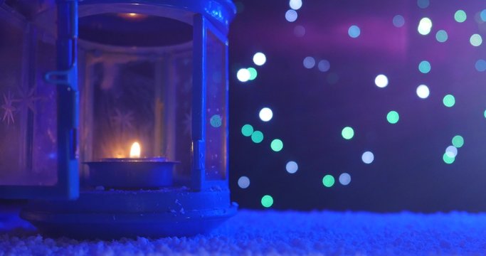 Christmas lantern and flare