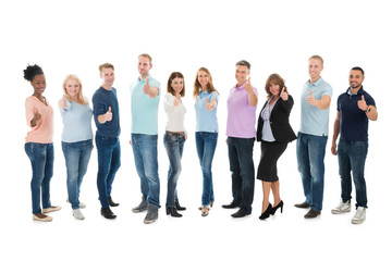 Fototapeta premium Portrait Of Creative Business People Standing Together