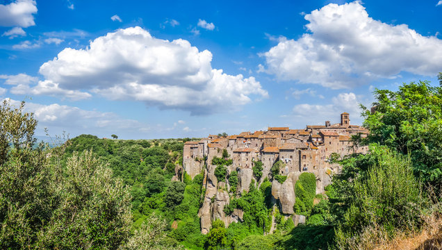 Medieval historic town of Vitorchiano in Lazio, Italy